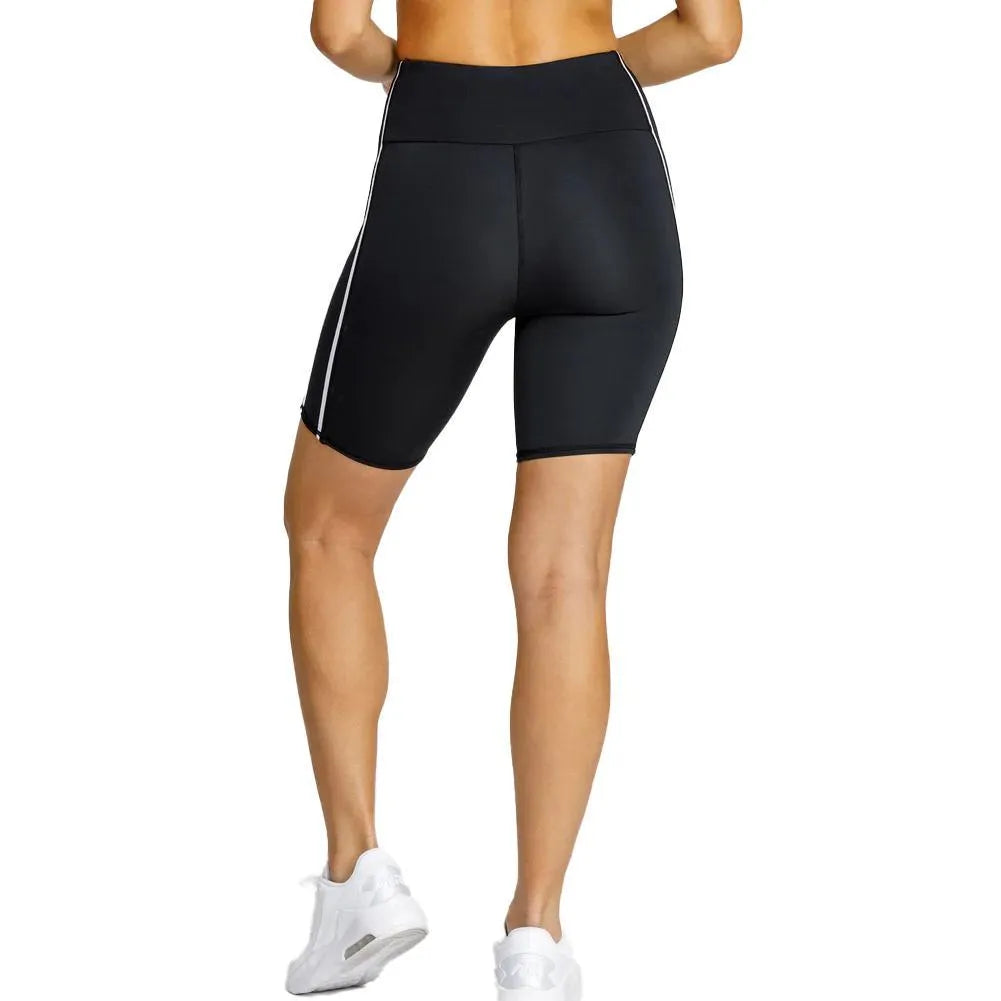 Womens Bebe 7 inch Pickleball Shorts Onyx-Apparel-Spin-It-PX6266-9007U24-1-Tennis Express