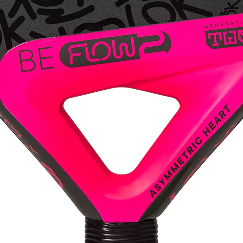 LOK Be Flow Gen 2 Pink/Green 2026 Padel Racket