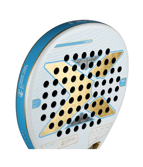 NOX AT10 Luxury Genius 18K Alum Agustin Tapia Edicion Especial Buenos Aires 2025 Padel Racket