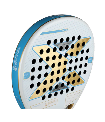 NOX AT10 Luxury Genius 18K Alum Agustin Tapia Edicion Especial Buenos Aires 2025 Padel Racket