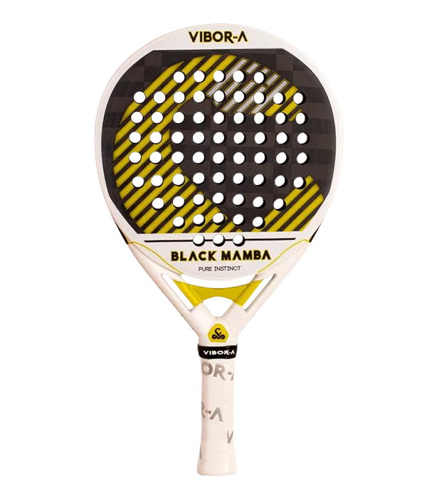 VIBOR-A Black Mamba Evo Pro White 2026 Padel Racket