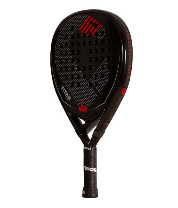 VIBOR-A Titan 15K Black Twill 2026 Padel Racket