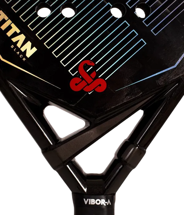 VIBOR-A Titan 15K Black Twill 2026 Padel Racket