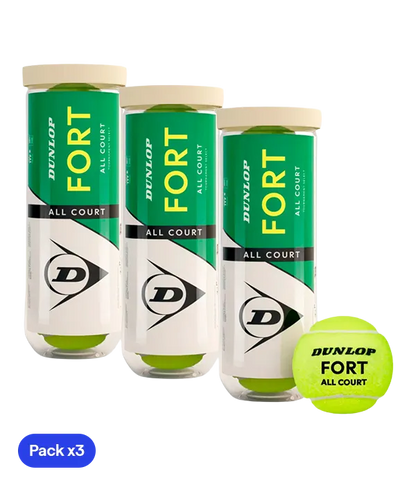 Balls  Dunlop Fort All Court (x4) (Pack x3)