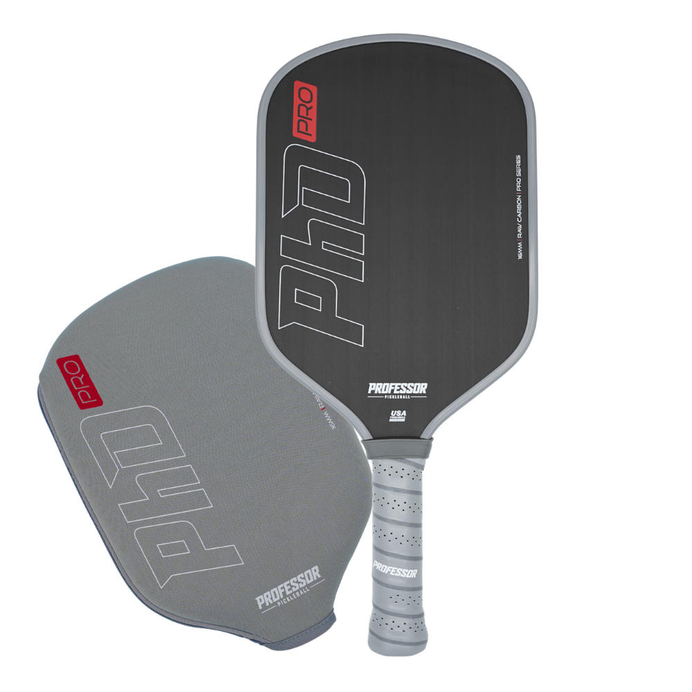 Professor Pickleball Paddle PhD PRO 16mm w/ Paddle Cover