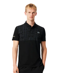 Polo Lacoste Novak Djokovic Negro 2025