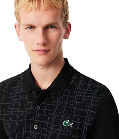 Polo Lacoste Novak Djokovic Negro 2025