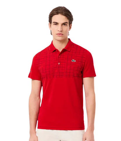 Polo Lacoste Tennis x Novak Djokovic Rojo 2025