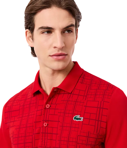 Polo Lacoste Tennis x Novak Djokovic Rojo 2025