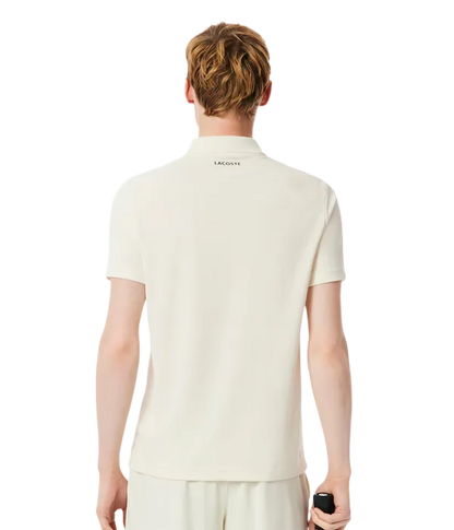 Polo Lacoste Ultra Dry White Roto 2025