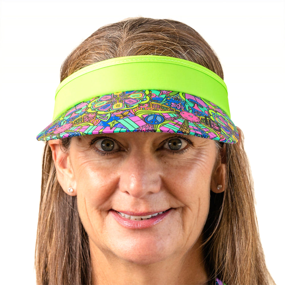 Picckleball Bella Visor Groovy