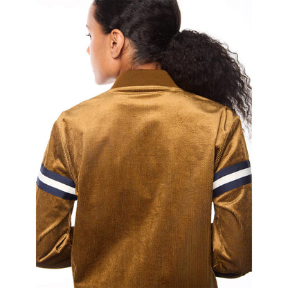 Sergio Tacchini Women's Cordurato Track Jacket |  Bronze Brown