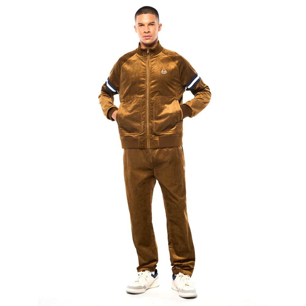 Sergio Tacchini Cordurato Track Jacket |  Bronze Brown