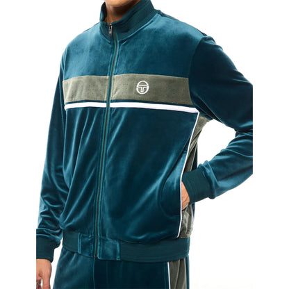 Sergio Tacchini Forato Velour Track Jacket | Mediterranea