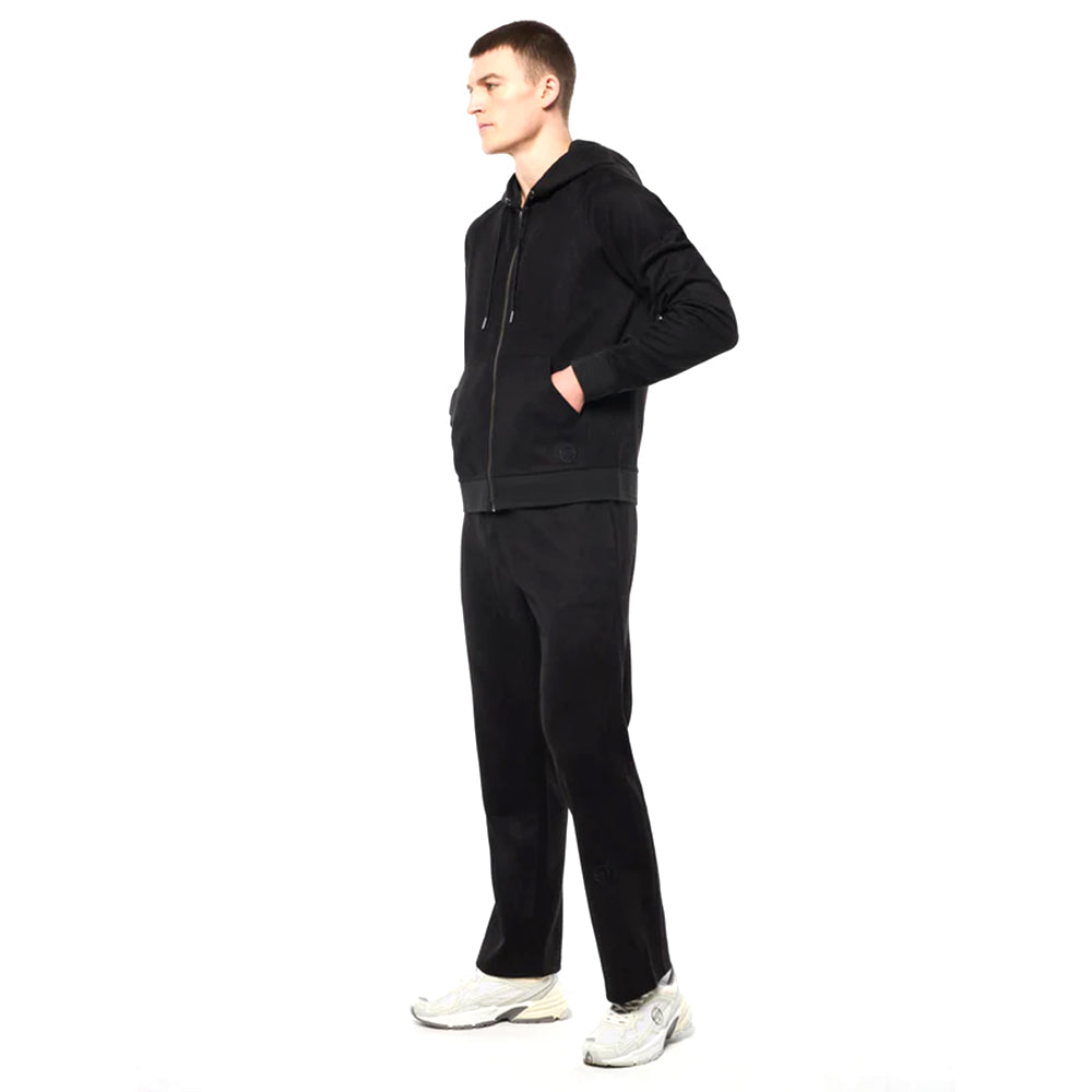 Sergio Tacchini Camoscio Hoodie |  Black Beauty
