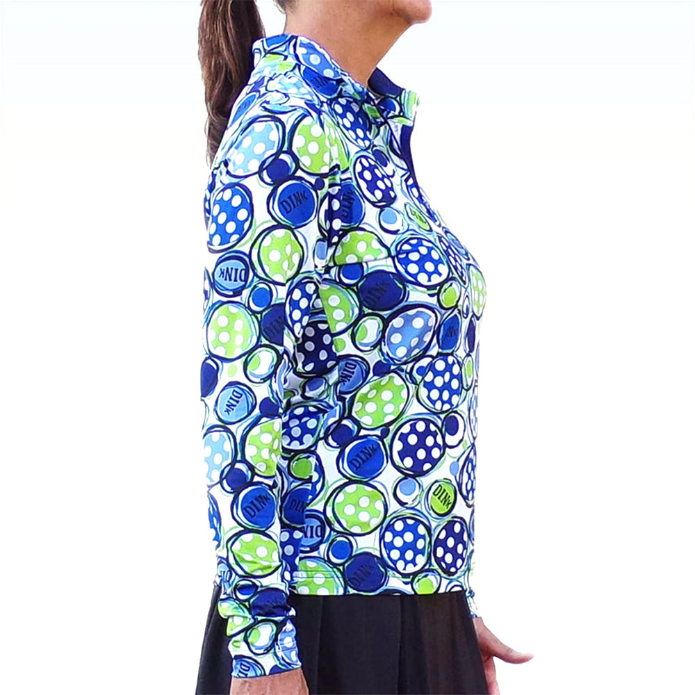 Picckleball Bella 1/4 Zip Long Sleeve Dink 1