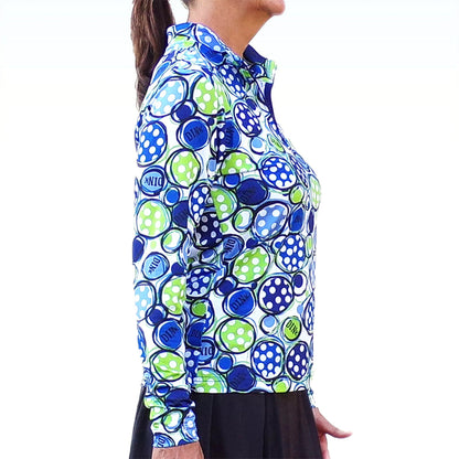 Picckleball Bella 1/4 Zip Long Sleeve Dink 1