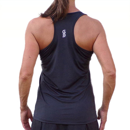 Picckleball Bella Racerback Tank Black