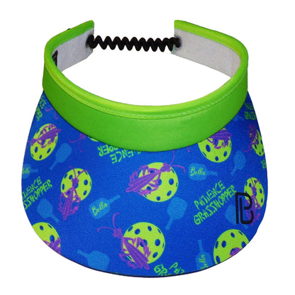 Picckleball Bella Visor Patience Grasshopper