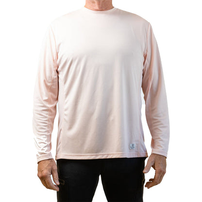 Picckleball Bella Men's Gossamer Pink Long Sleeve Tee