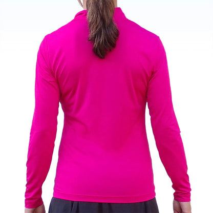 Picckleball Bella 1/4 Zip Long Sleeve Pink