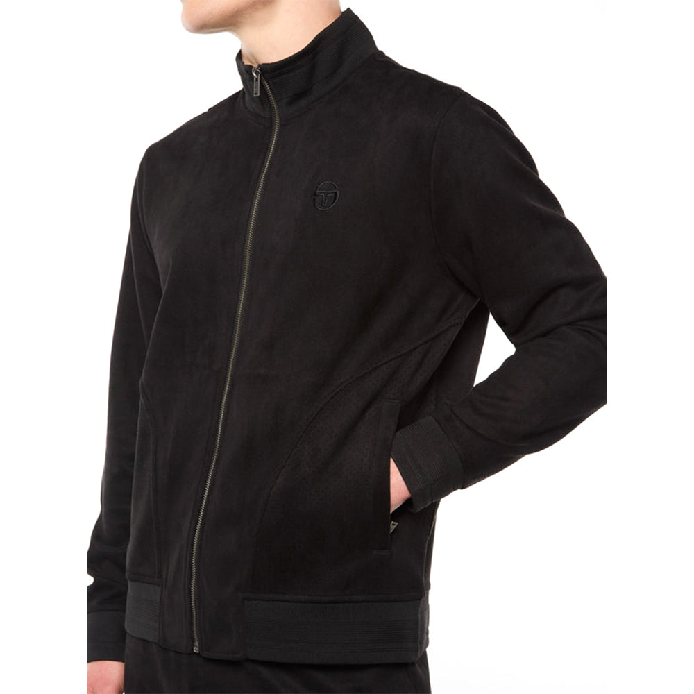 Sergio Tacchini Camoscio Track Jacket |  Black Beauty