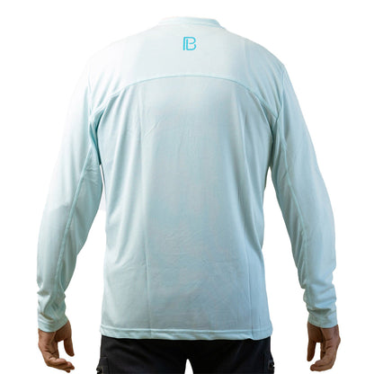 Picckleball Bella Men's Aqua Long Sleeve Tee