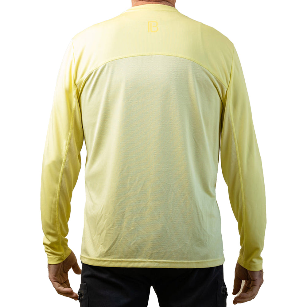 Picckleball Bella Men's Elfin Yellow Long Sleeve Tee