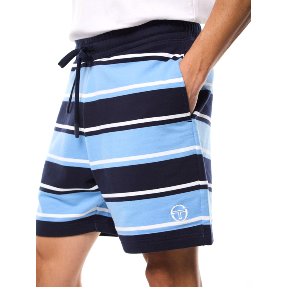 Sergio Tacchini Strisce Stripe Short | Maritime Blue