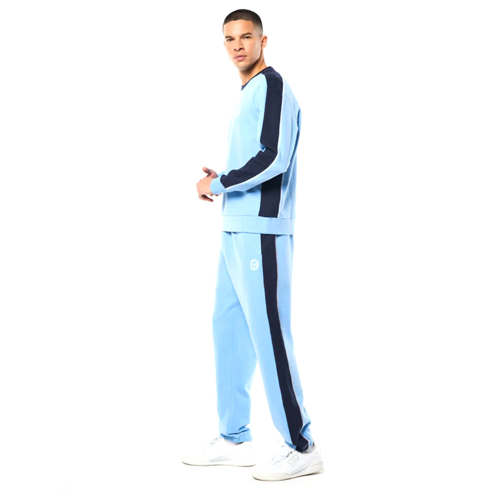 Sergio Tacchini Volo Crewneck | Della Robbia Blue