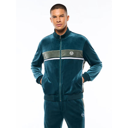 Sergio Tacchini Forato Velour Track Jacket | Mediterranea