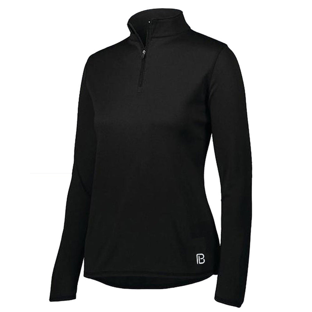 Picckleball Bella 1/4 Zip Long Sleeve Black