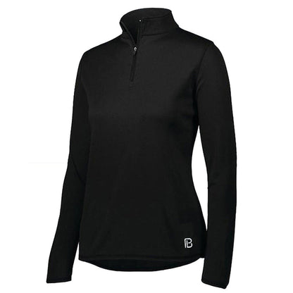 Picckleball Bella 1/4 Zip Long Sleeve Black