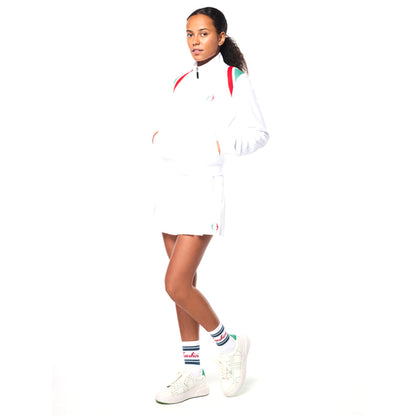 Sergio Tacchini Women's Eredita Track Jacket | Brilliant White