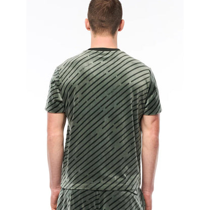 Sergio Tacchini Obliquo Velour Shirt | Agave Green