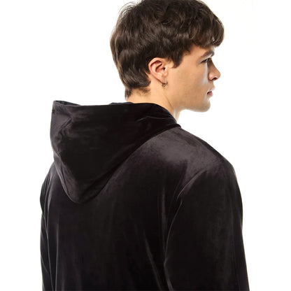 Sergio Tacchini Viaggioa Reversible Velour Track Jacket | Black Beauty