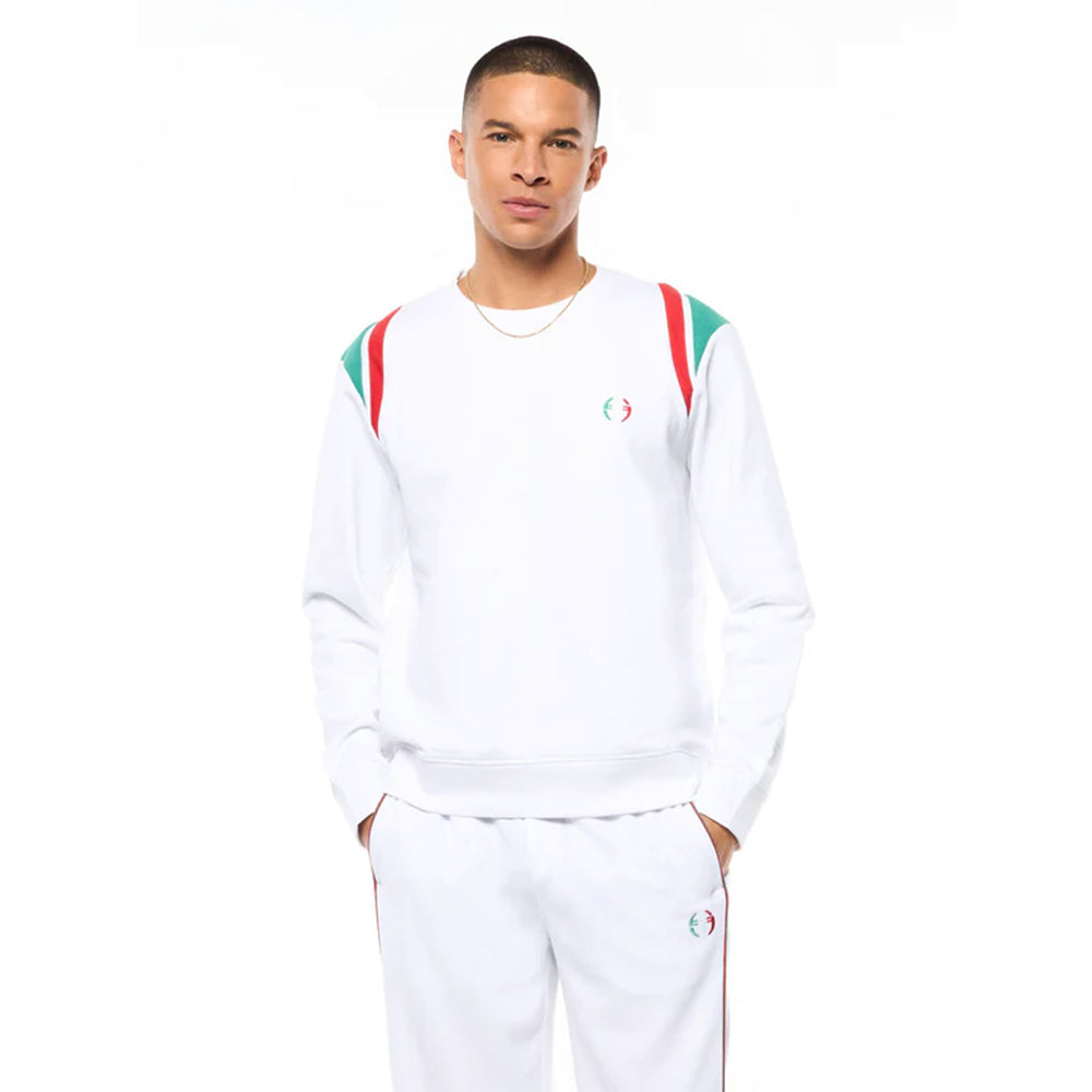 Sergio Tacchini Eredita Crewneck | Brilliant White