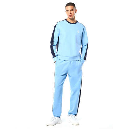 Sergio Tacchini Volo Crewneck | Della Robbia Blue