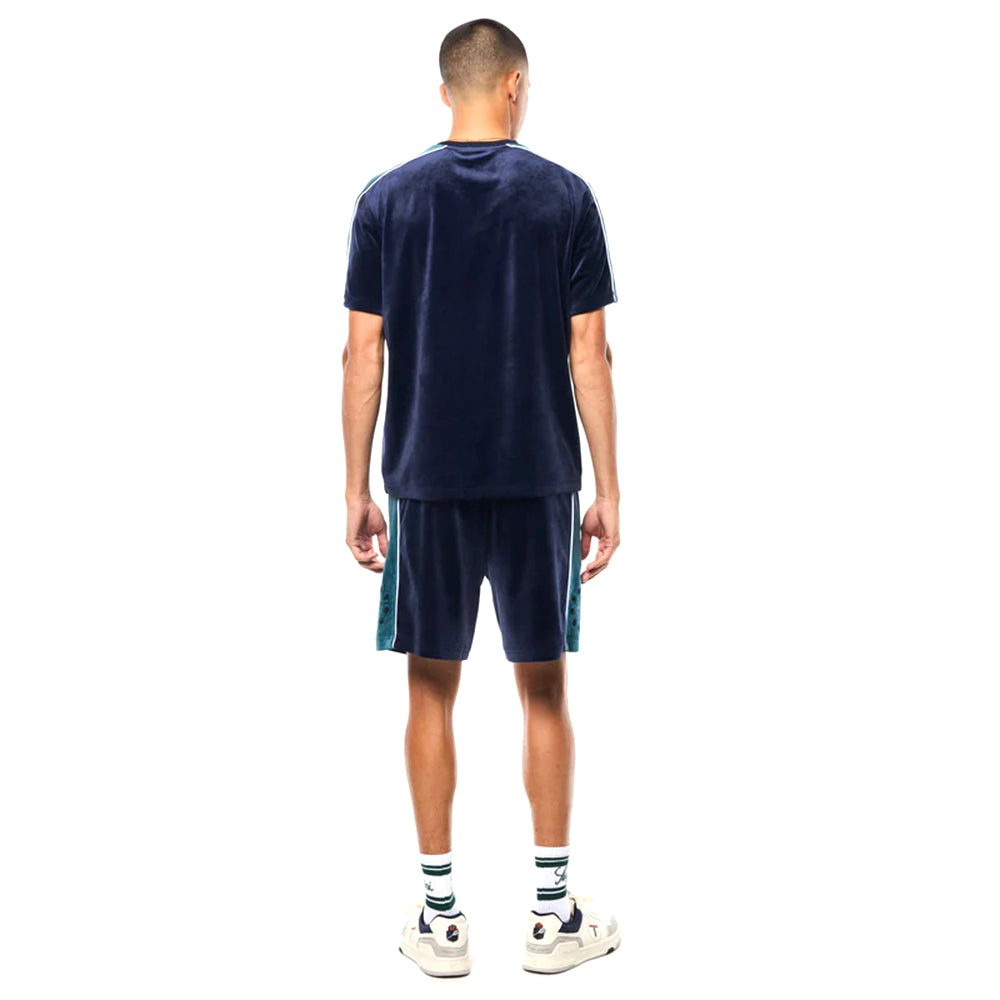 Sergio Tacchini Cresta Velour Pocket Shirt | Maritime Blue