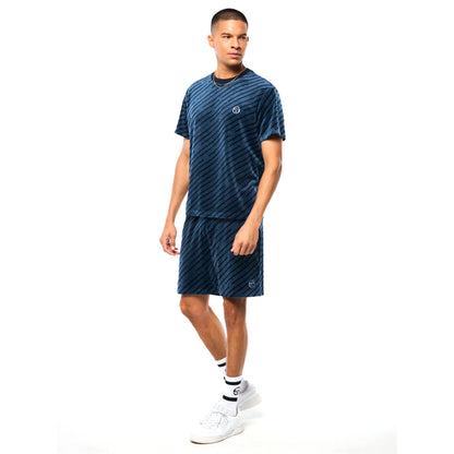 Sergio Tacchini Obliquo Velour Shirt | Key Largo