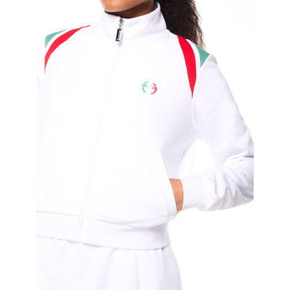 Sergio Tacchini Women's Eredita Track Jacket | Brilliant White