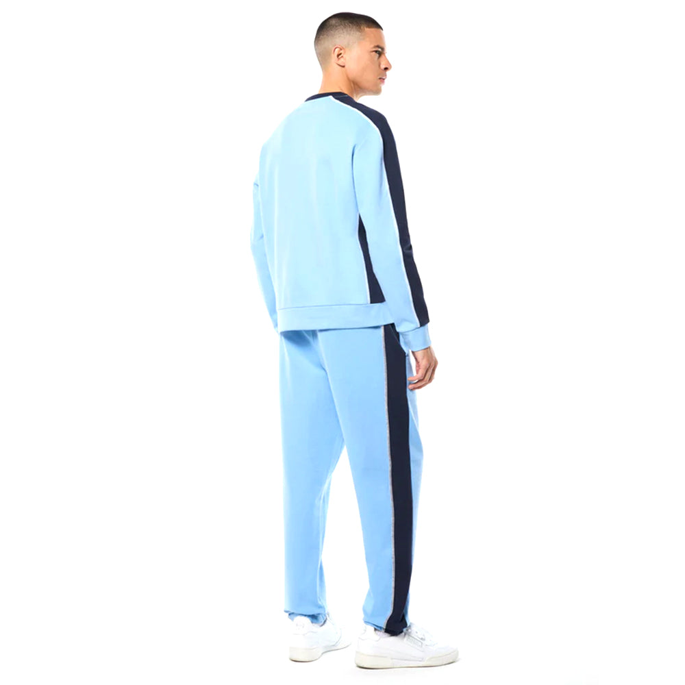 Sergio Tacchini Volo Crewneck | Della Robbia Blue