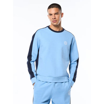 Sergio Tacchini Volo Crewneck | Della Robbia Blue