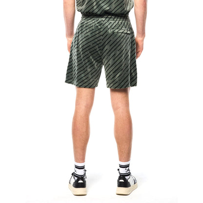 Sergio Tacchini Obliquo Velour Short | Agave Green