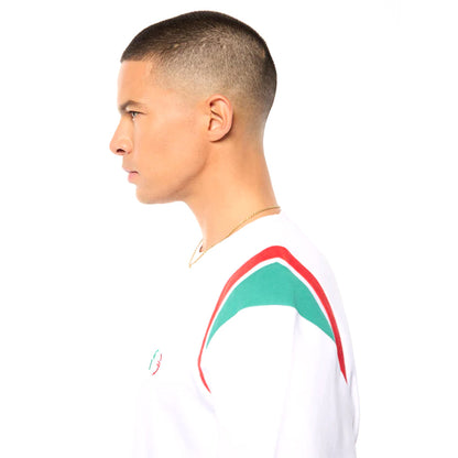 Sergio Tacchini Eredita Crewneck | Brilliant White
