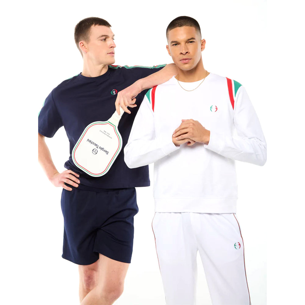 Sergio Tacchini Eredita Crewneck | Brilliant White