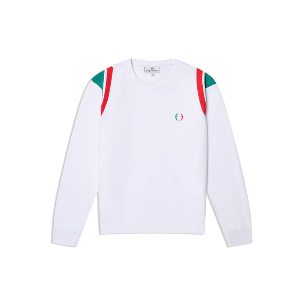Sergio Tacchini Eredita Crewneck | Brilliant White