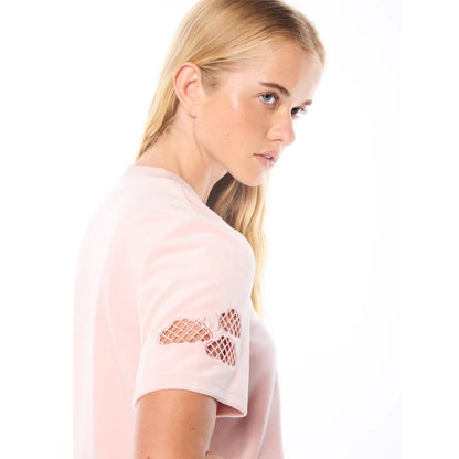 Sergio Tacchini Nuvola Velour Cropped Shirt | Barely There