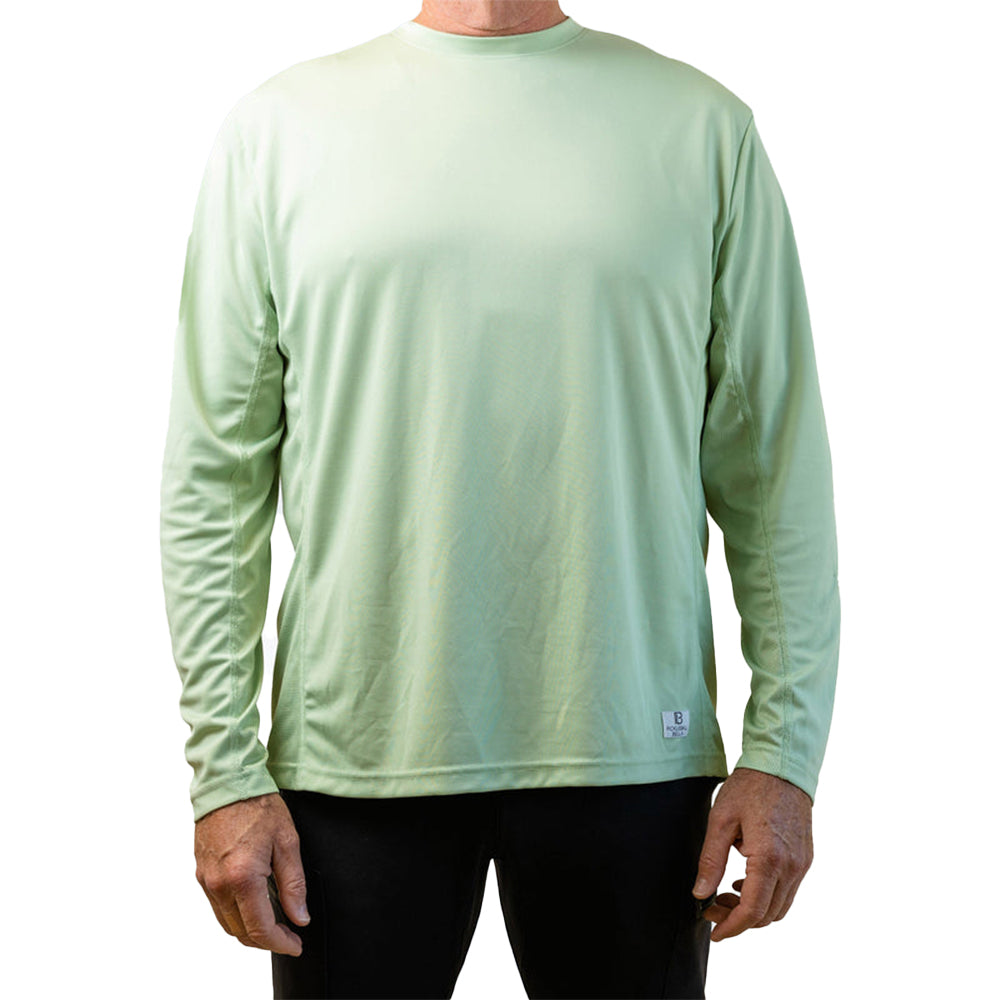Picckleball Bella Men's Smoke Green Long Sleeve Tee