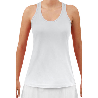 Picckleball Bella Racerback Tank White